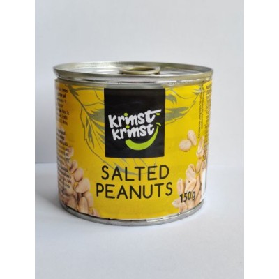 Salted peanuts in a can, KRIMST,  150 g